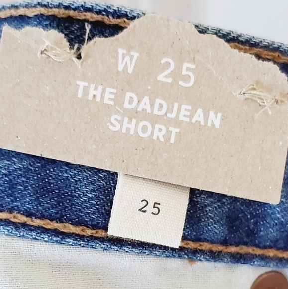 NWT Madewell The Dad Jean Short Cotton Denim - Picture 9 of 10
